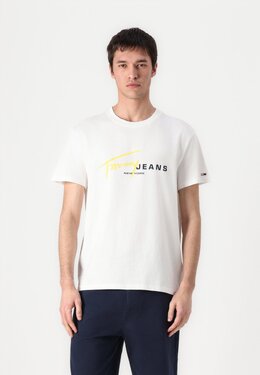 Tommy Jeans: Футболка с принтом 