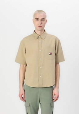Tommy Jeans: Бежевая рубашка 