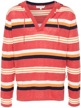 Maison Kitsuné: Свитер в полоску 