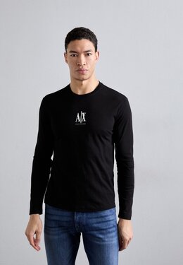 Armani Exchange: Футболка с длинным рукавом 