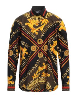 Versace Jeans Couture: Чёрная рубашка 