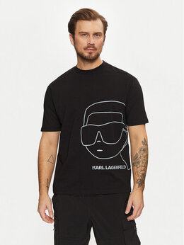 Karl Lagerfeld: Чёрная футболка 