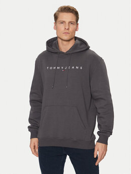 Tommy Jeans: Серая толстовка 