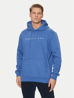 Tommy Jeans: Синяя толстовка 