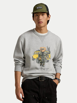 Polo Ralph Lauren: Серая толстовка 