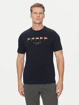 Tommy Hilfiger: Синяя футболка  Multi