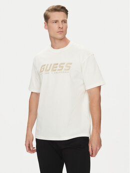 GUESS: Белая футболка 
