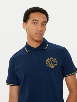 Versace Jeans Couture: Синяя рубашка 