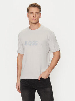 BOSS: Серая футболка 