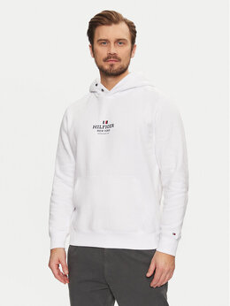 Tommy Hilfiger: Белая толстовка 