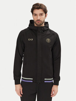 EA7 Emporio Armani: Чёрная толстовка 