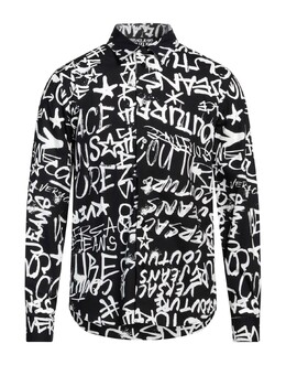 Versace Jeans Couture: Чёрная рубашка 