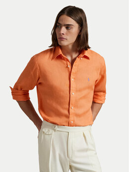 Polo Ralph Lauren: Оранжевая рубашка 