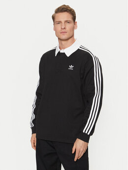 Adidas: Чёрная рубашка  Adicolor