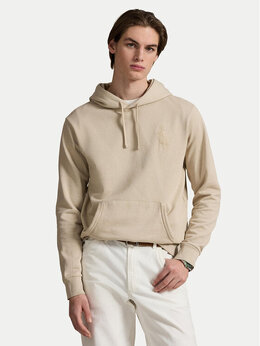 Polo Ralph Lauren: Бежевая толстовка 