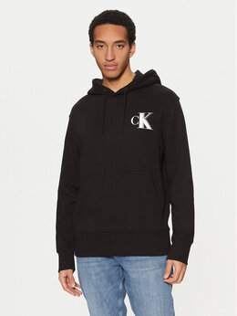 Calvin Klein Jeans: Чёрная толстовка 