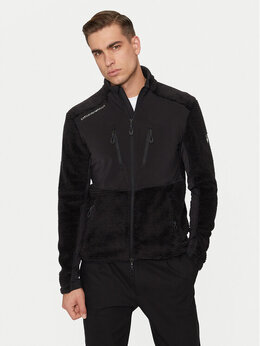 EA7 Emporio Armani: Чёрная толстовка 