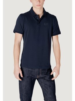 EA7 Emporio Armani: Синяя рубашка 