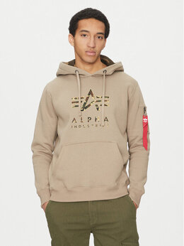 Alpha Industries: Бежевая толстовка 