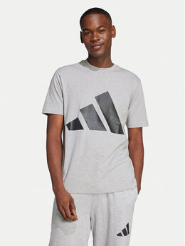 Adidas: Серая футболка  Essentials