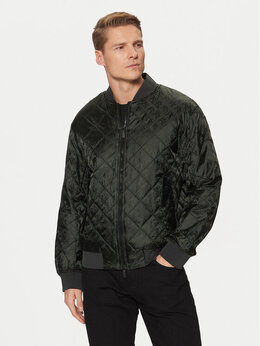 Armani Exchange: Чёрная куртка 