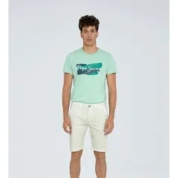 Pepe Jeans: Бежевые шорты 