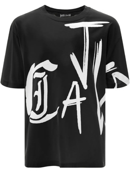Just Cavalli: Чёрная футболка 