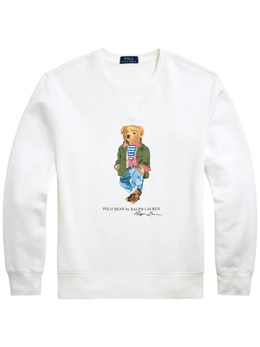 Polo Ralph Lauren: Белая толстовка 