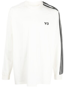 Y-3: Футболка с длинным рукавом 