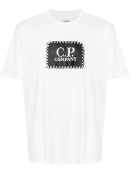 C.P. Company: Белая футболка 