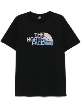 The North Face: Чёрная футболка  Mountain Line