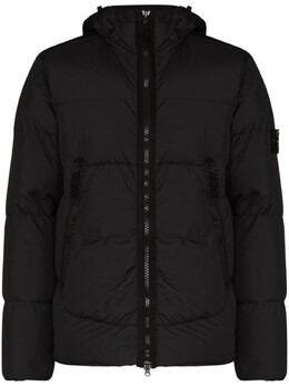Stone Island: Стёганый пуховик  Compass