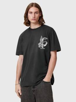 Allsaints: Футболка оверсайз 