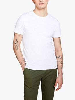 Sisley: Белая футболка 
