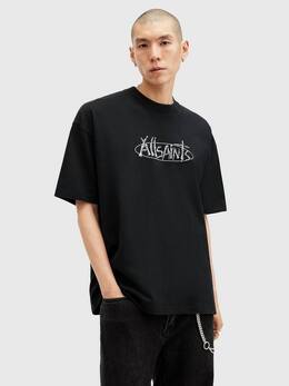 Allsaints: Чёрная футболка 