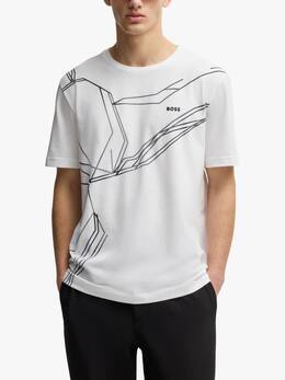 Hugo Boss: Белая футболка 