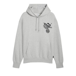 PUMA: Серая толстовка 