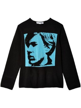 Comme des Garçons: Рубашка с принтом 