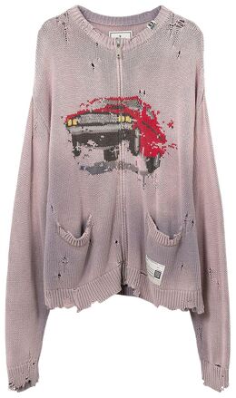 Maison Mihara Yasuhiro: Жаккардовый кардиган 