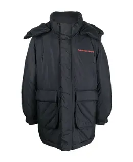 Calvin Klein Jeans: Чёрный пуховик 