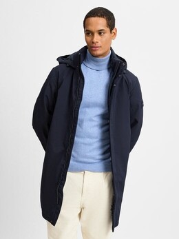 Tommy Hilfiger: Синий пуховик 