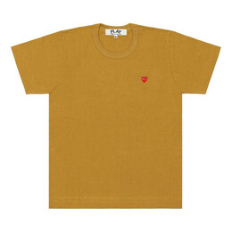 Comme Des Garçons Play: Бежевая футболка 