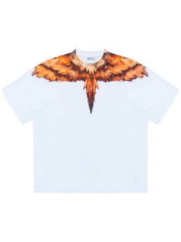 Marcelo Burlon County Of Milan: Белая футболка 