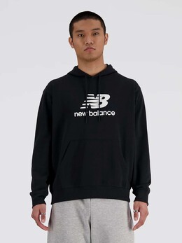 New Balance: Чёрная толстовка 
