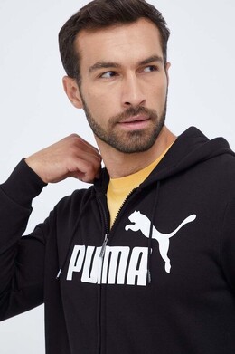PUMA: Чёрная толстовка 