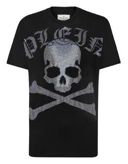 Philipp Plein: Футболка  Gothic Plein со стразами