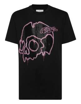 Philipp Plein: Футболка  Skull со стразами