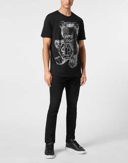 Philipp Plein: Чёрная футболка  Teddy Bear