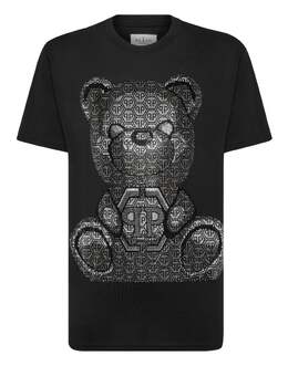 Philipp Plein: Чёрная футболка  Teddy