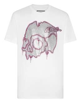 Philipp Plein: Футболка  Skull со стразами